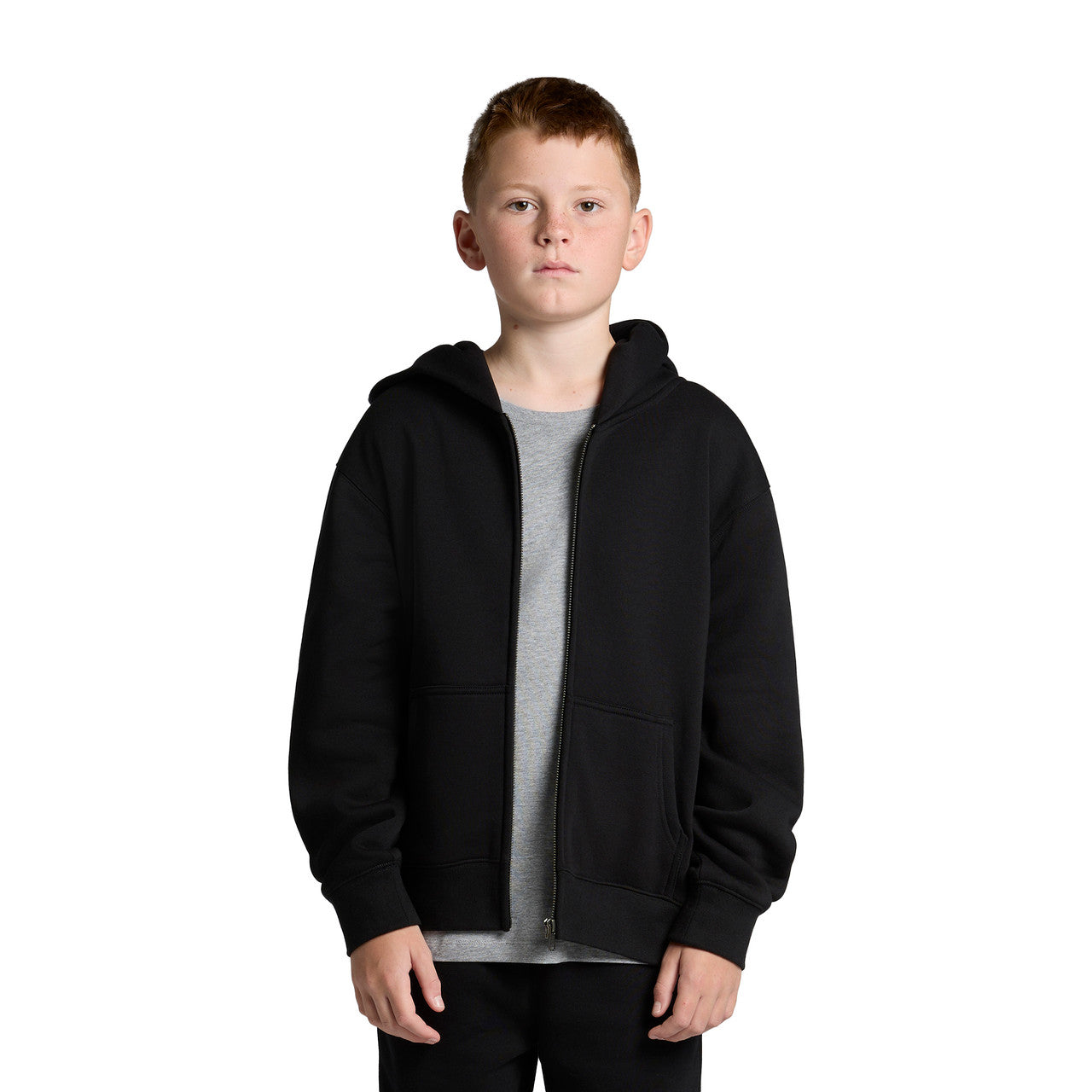 Youth Relax Zip Hood - FRONT