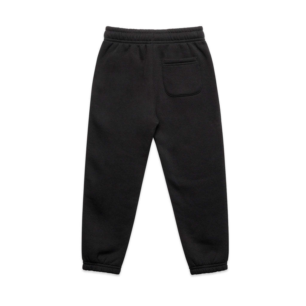 Youth Relax Track Pants - BLACK - BACK