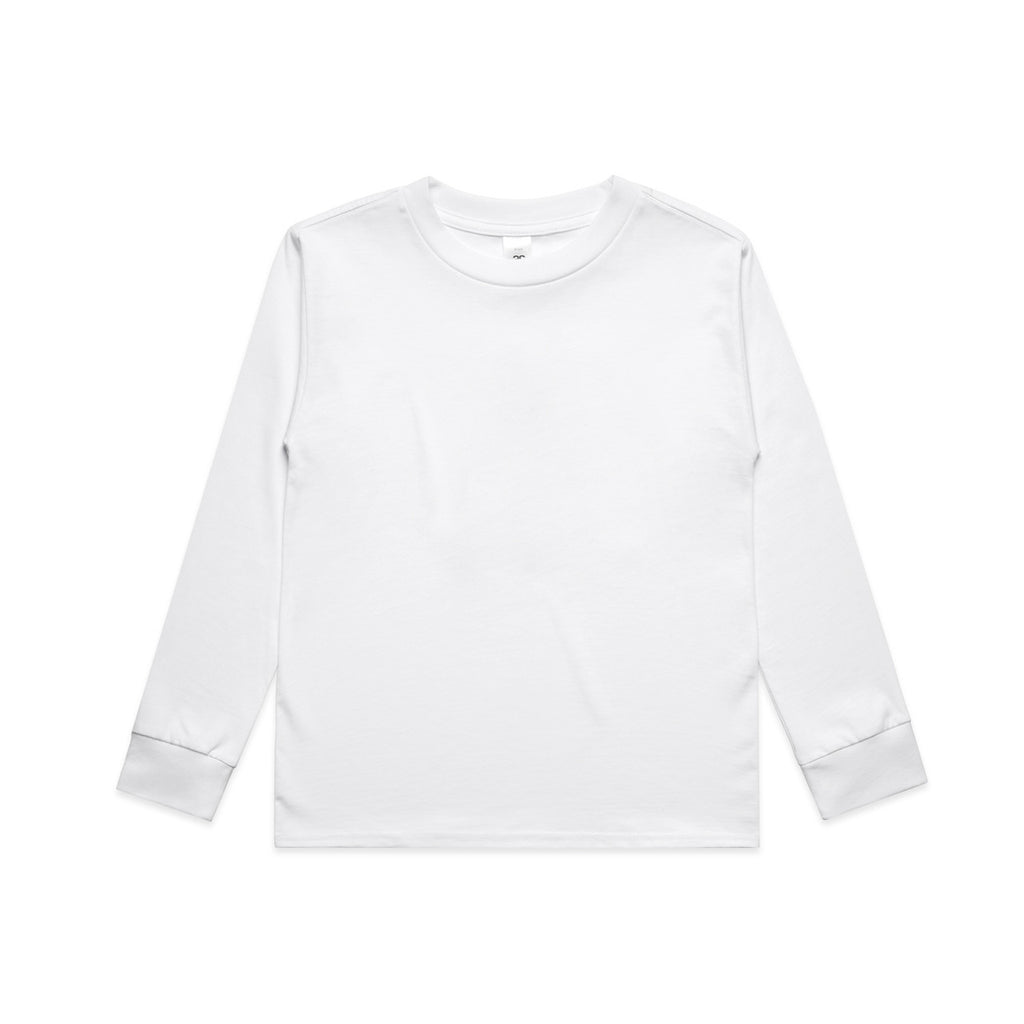Kids Classic L/S Tee - WHITE
