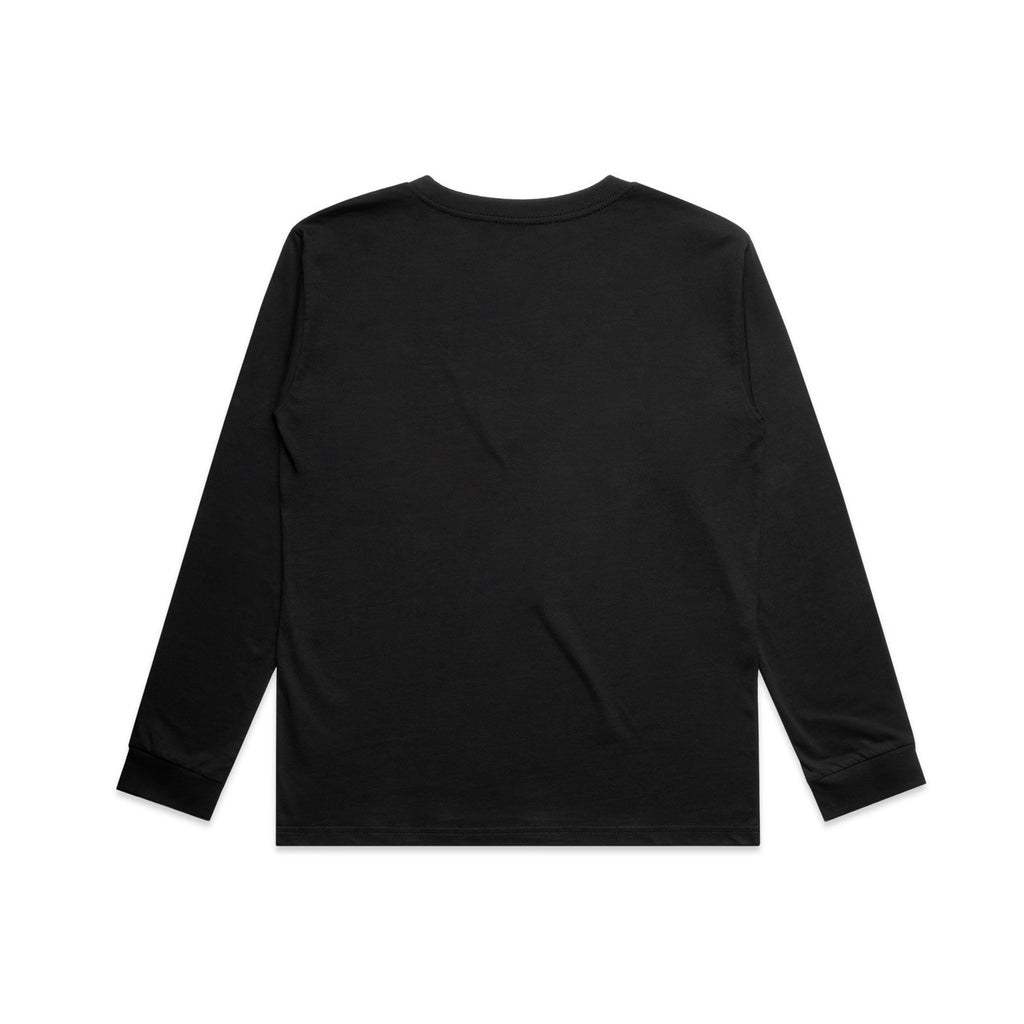 Youth Classic L/S Tee - BLACK - BACK