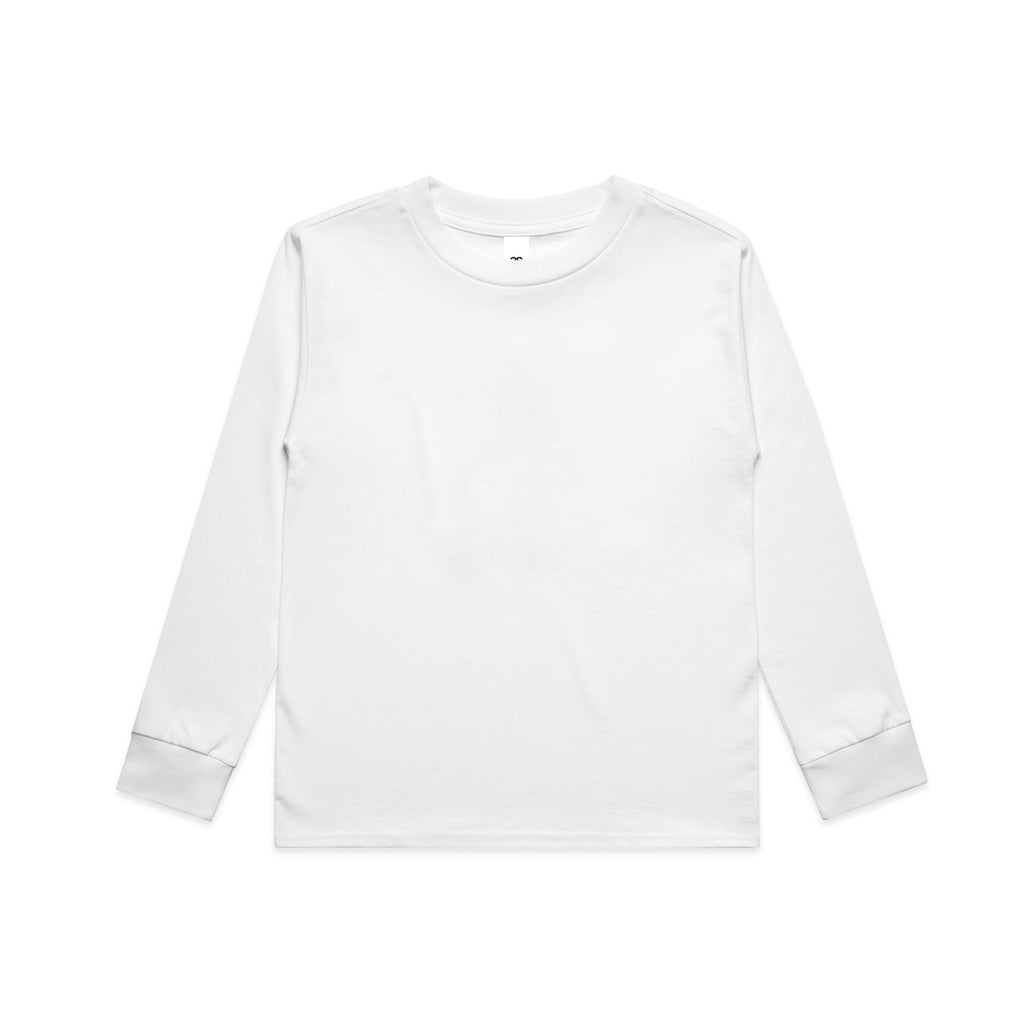 Youth Classic L/S Tee - WHITE