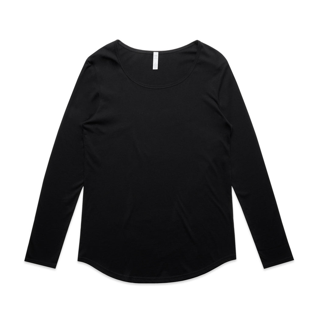 Wo's Mali L/S Tee - BLACK