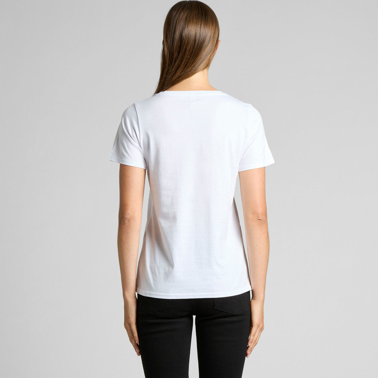 Wo's Shallow Scoop Tee - BACK
