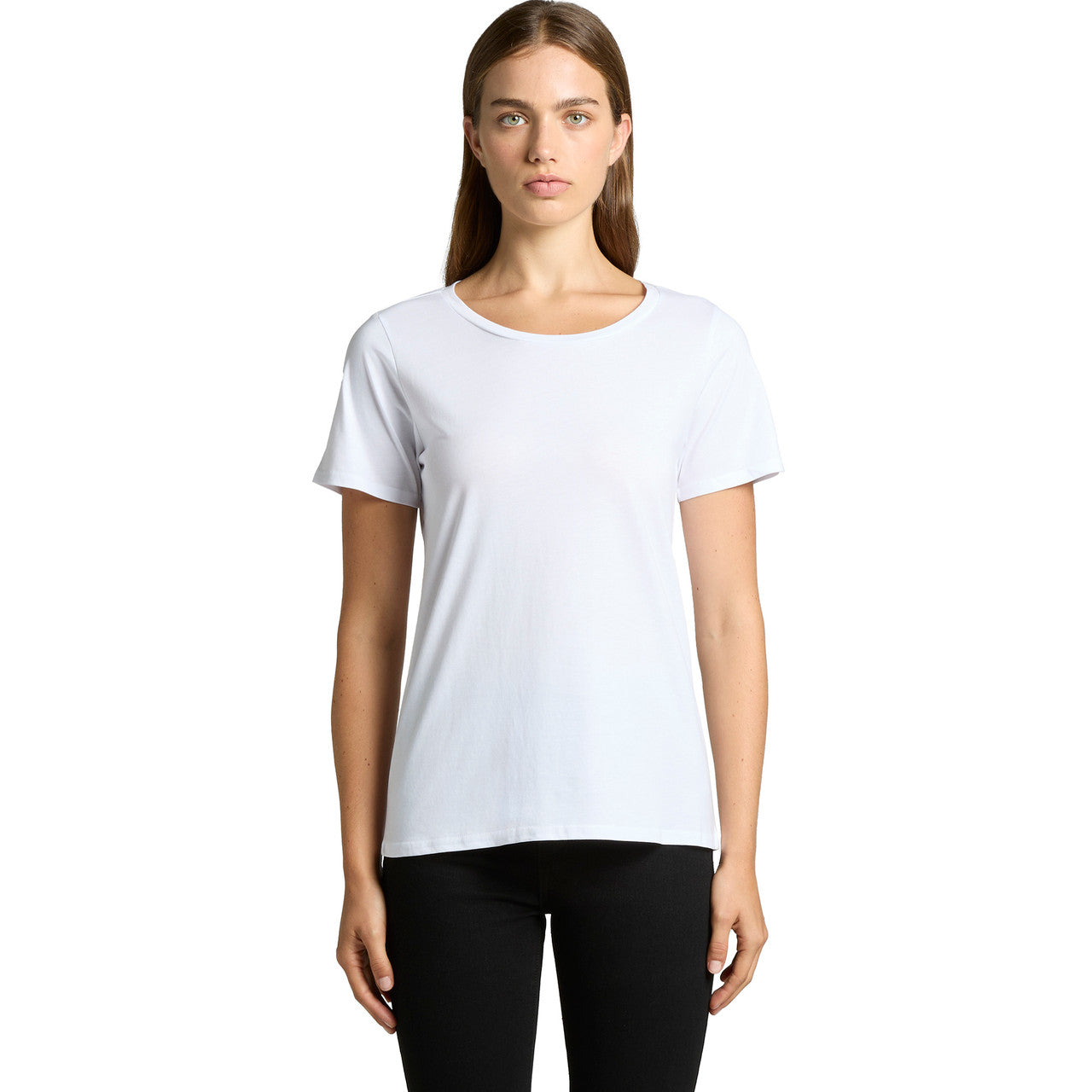 Wo's Shallow Scoop Tee - FRONT