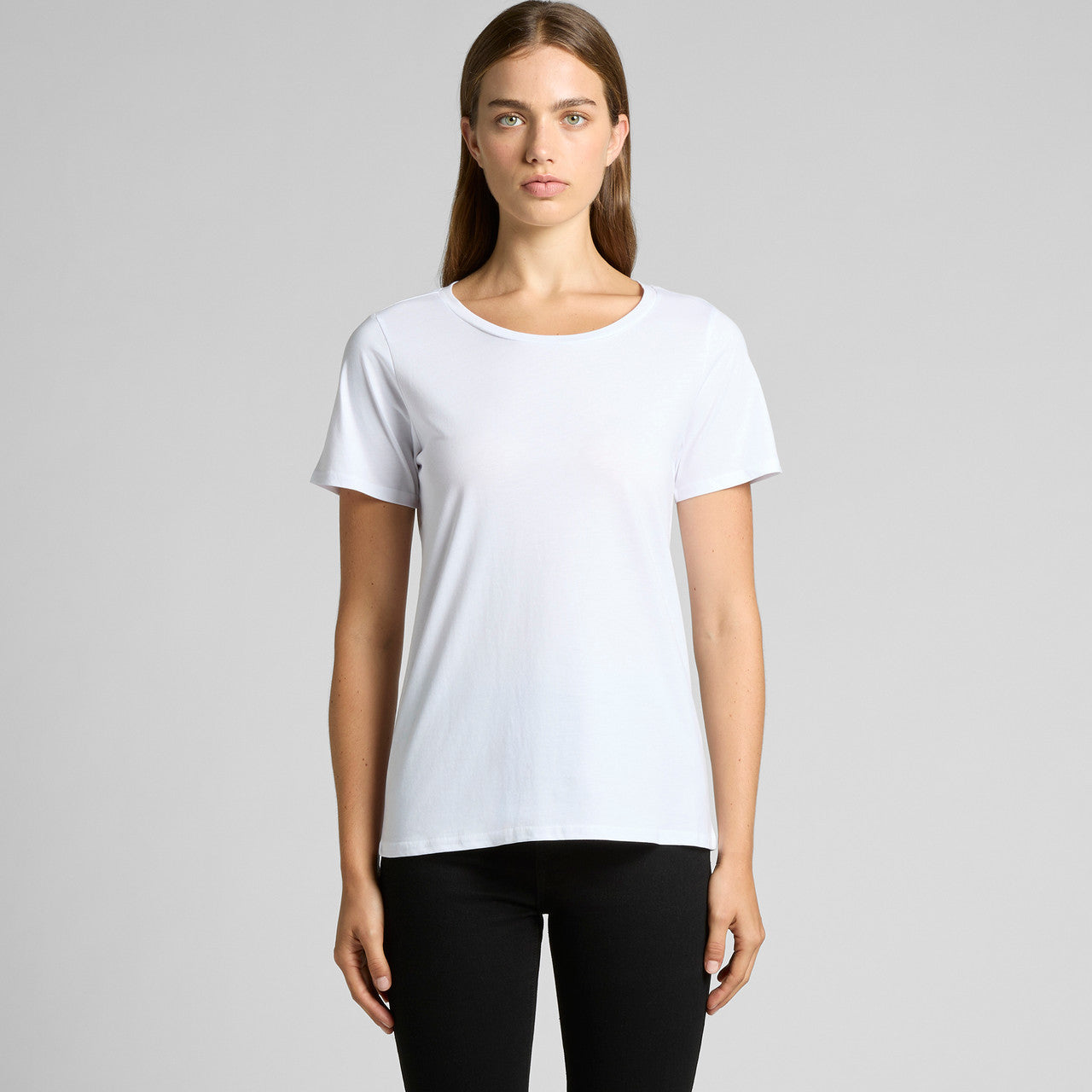 Wo's Shallow Scoop Tee - MAIN