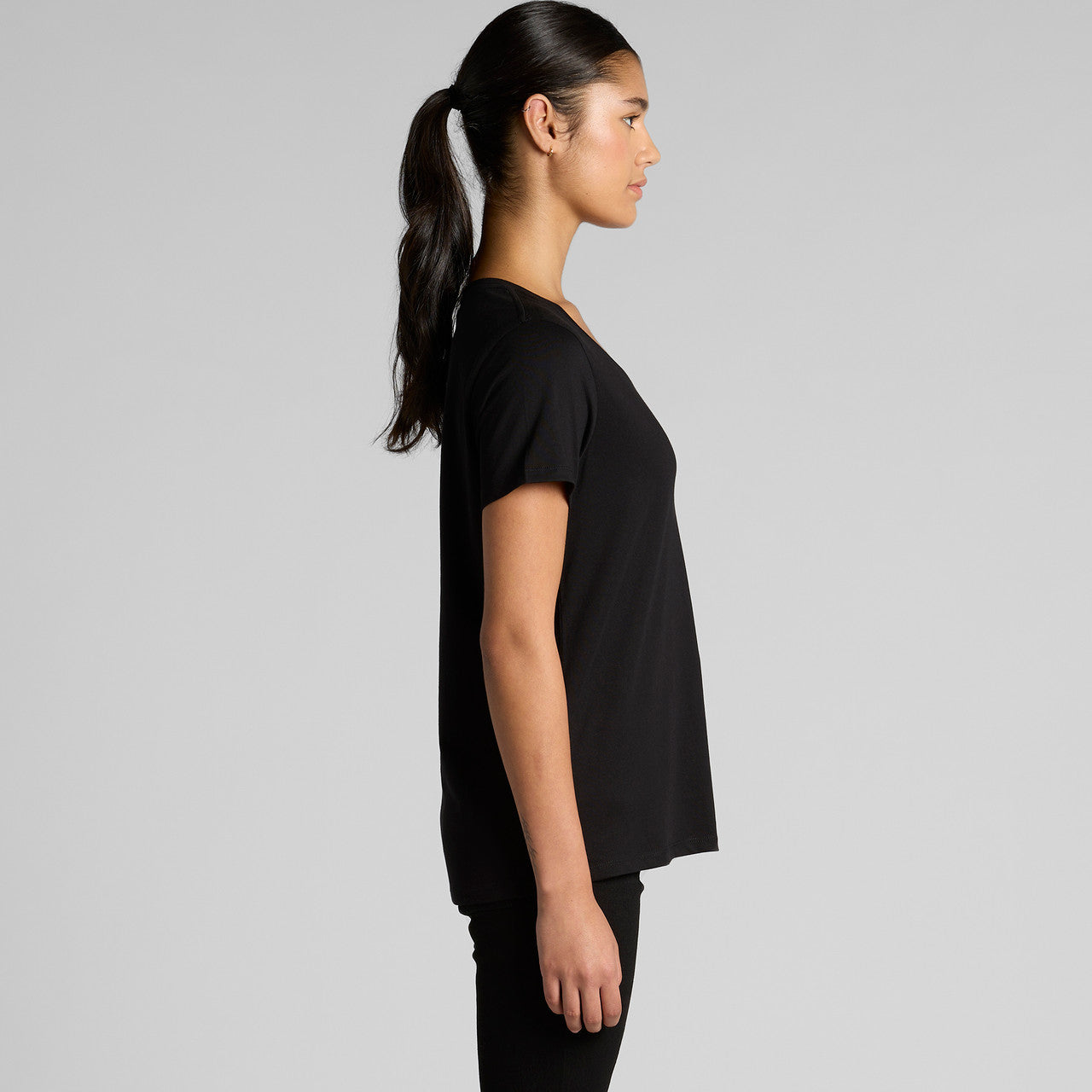 Wo's Maple Scoop Tee - SIDE