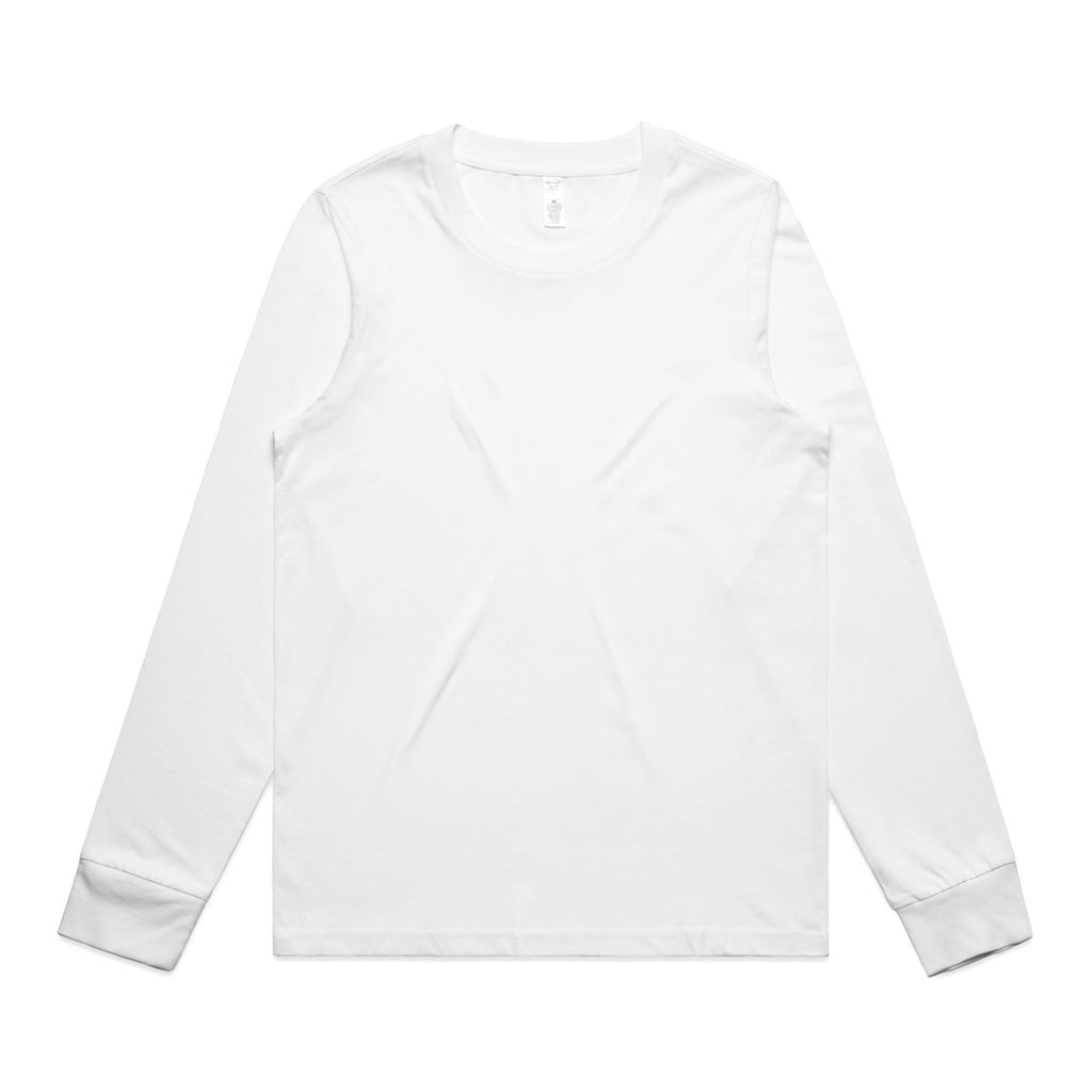 Wo's Maple L/S Tee - WHITE