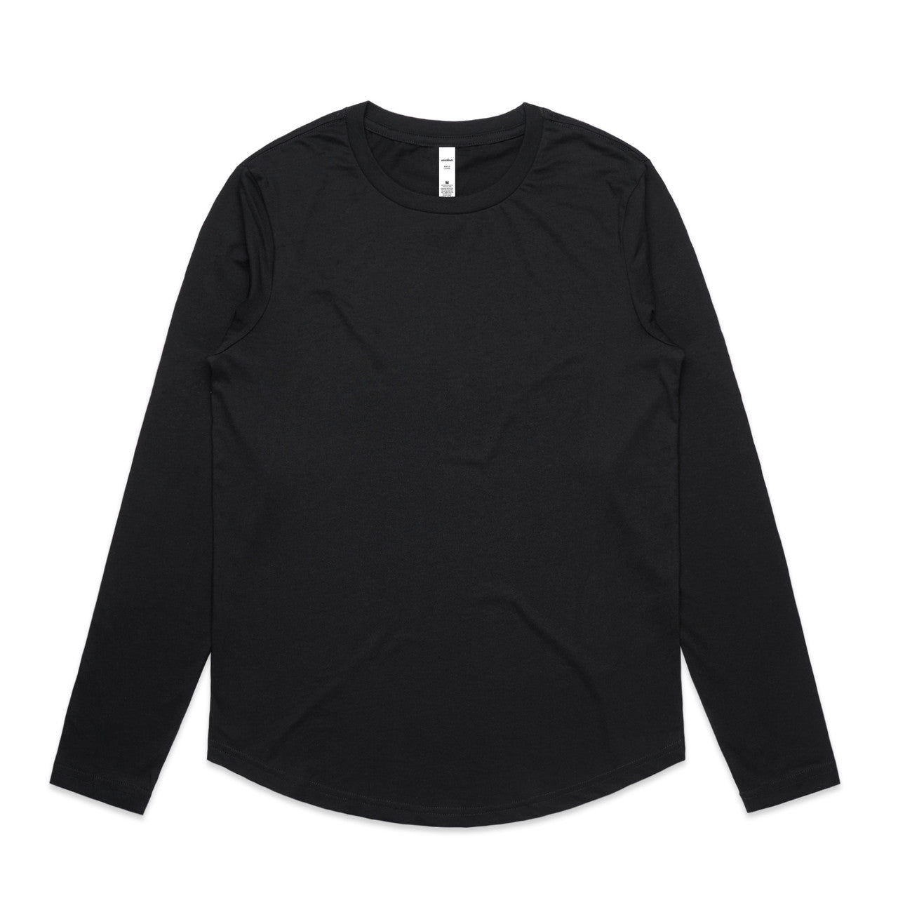 Wo's Maple Curve L/S Tee - BLACK