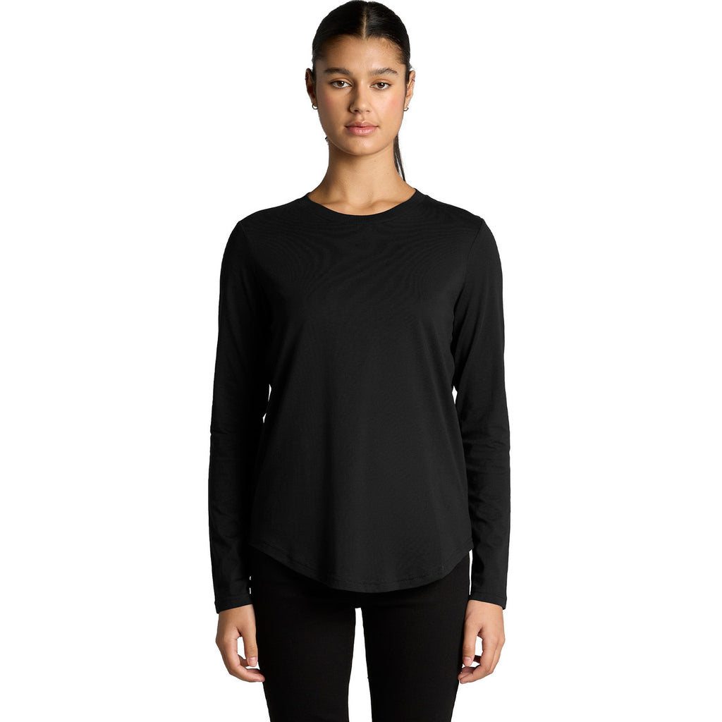Wo's Maple Curve L/S Tee - FRONT