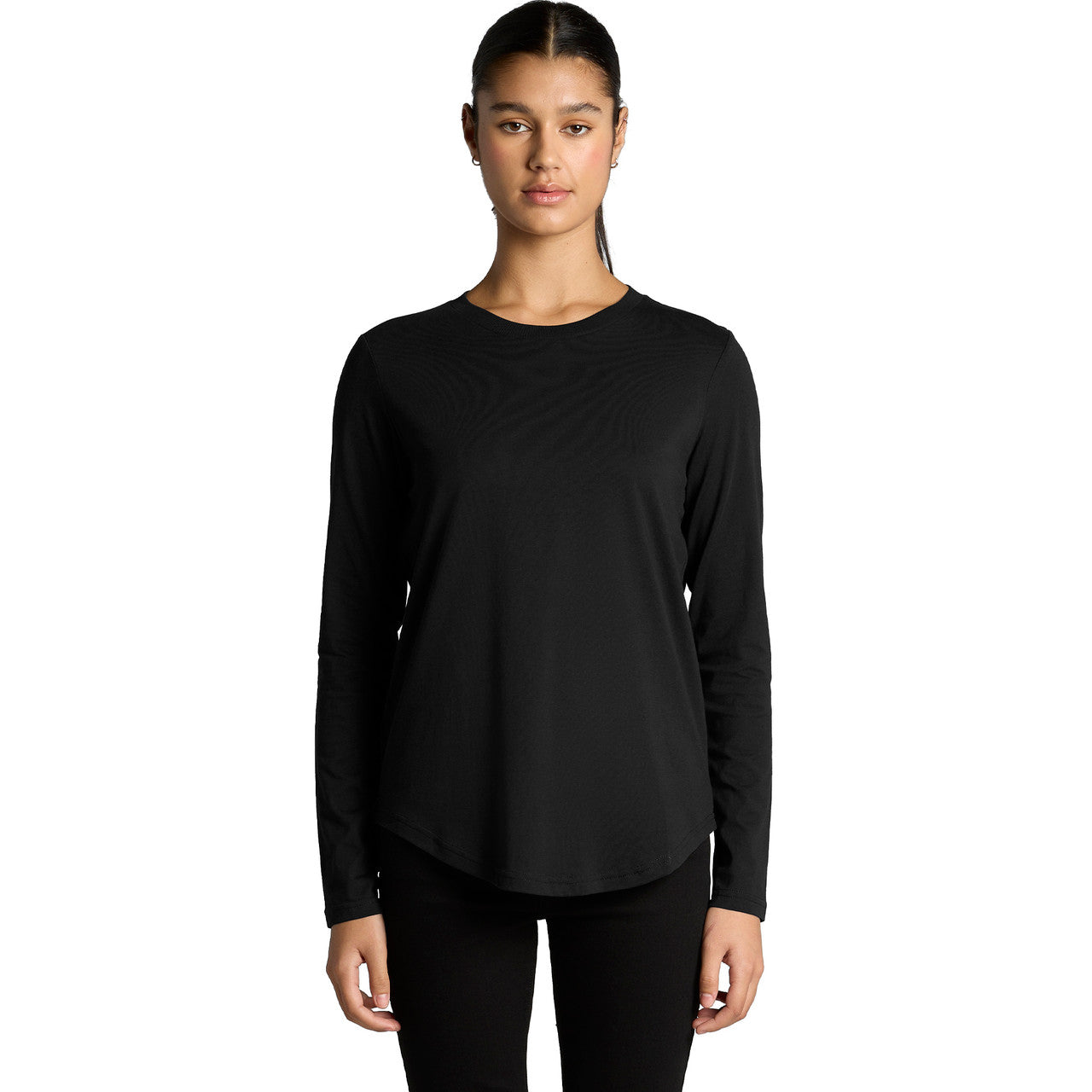 Wo's Maple Curve L/S Tee - FRONT