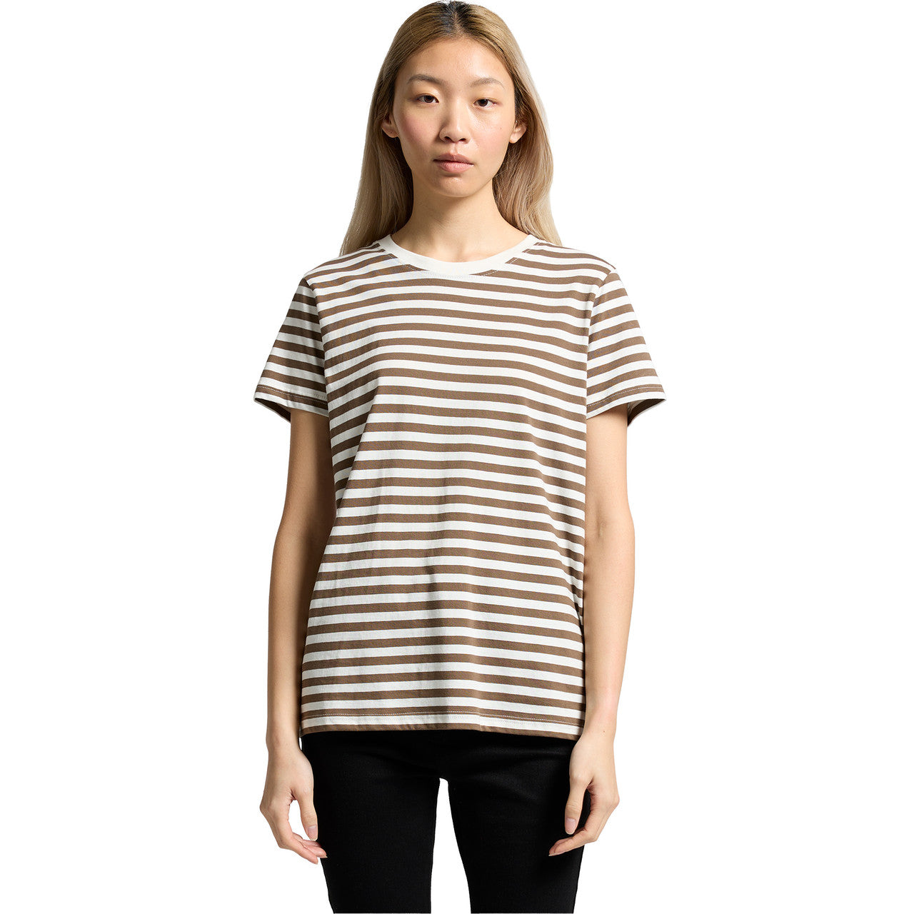 Wo's Maple Stripe Tee - FRONT