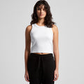 Wo's Organic Rib Crop Tank | 4064G - MAIN