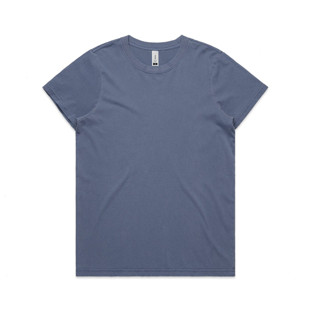 Wo's Maple Faded Tee - FADED BLUE
