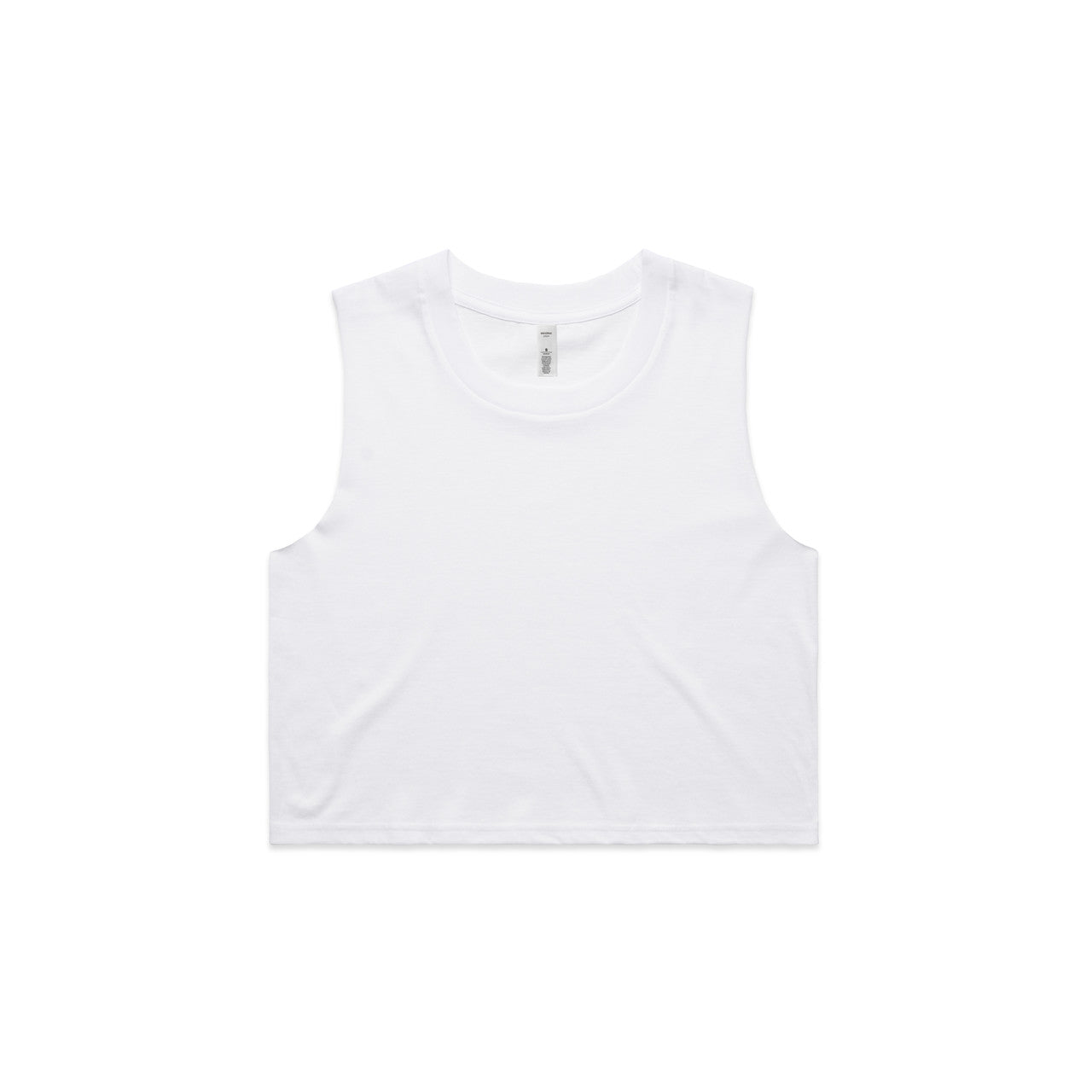 Wo's Crop Tank - WHITE