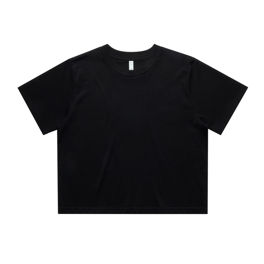 Wo's Classic Crop Tee - BLACK