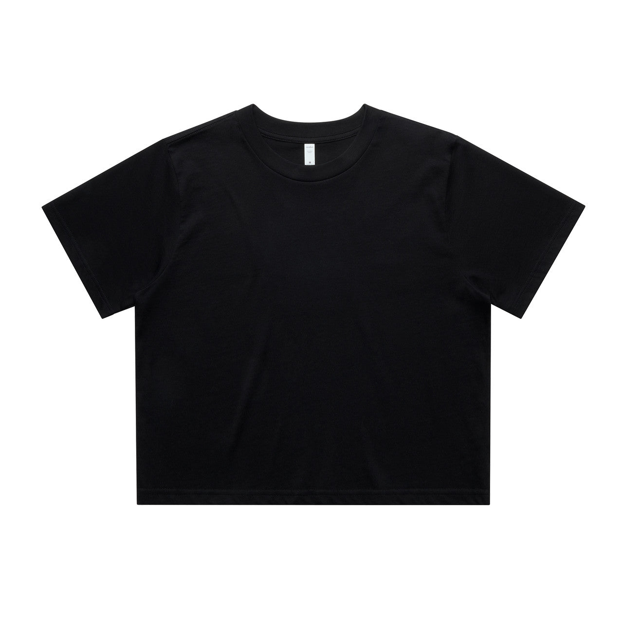 Wo's Classic Crop Tee - BLACK