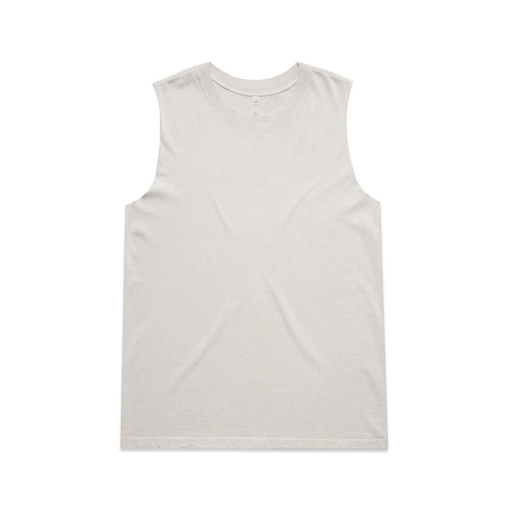 Wo's Heavy Faded Tank - FADED BONE