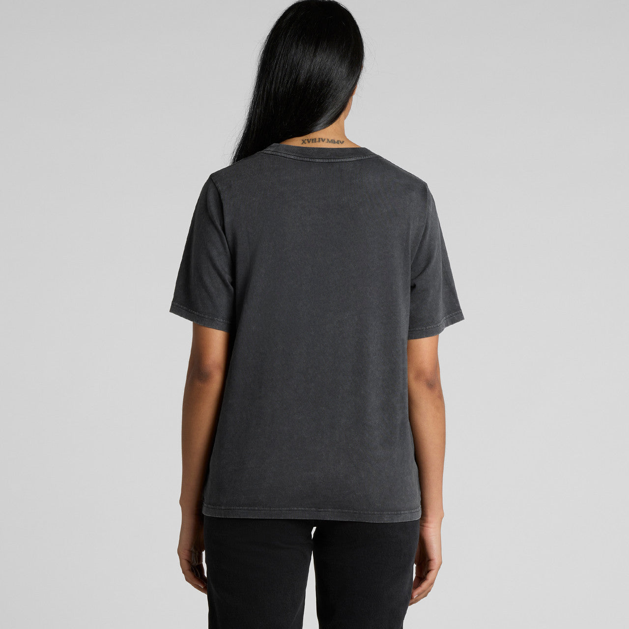 Wo's Stone Wash Heavy Tee - BACK