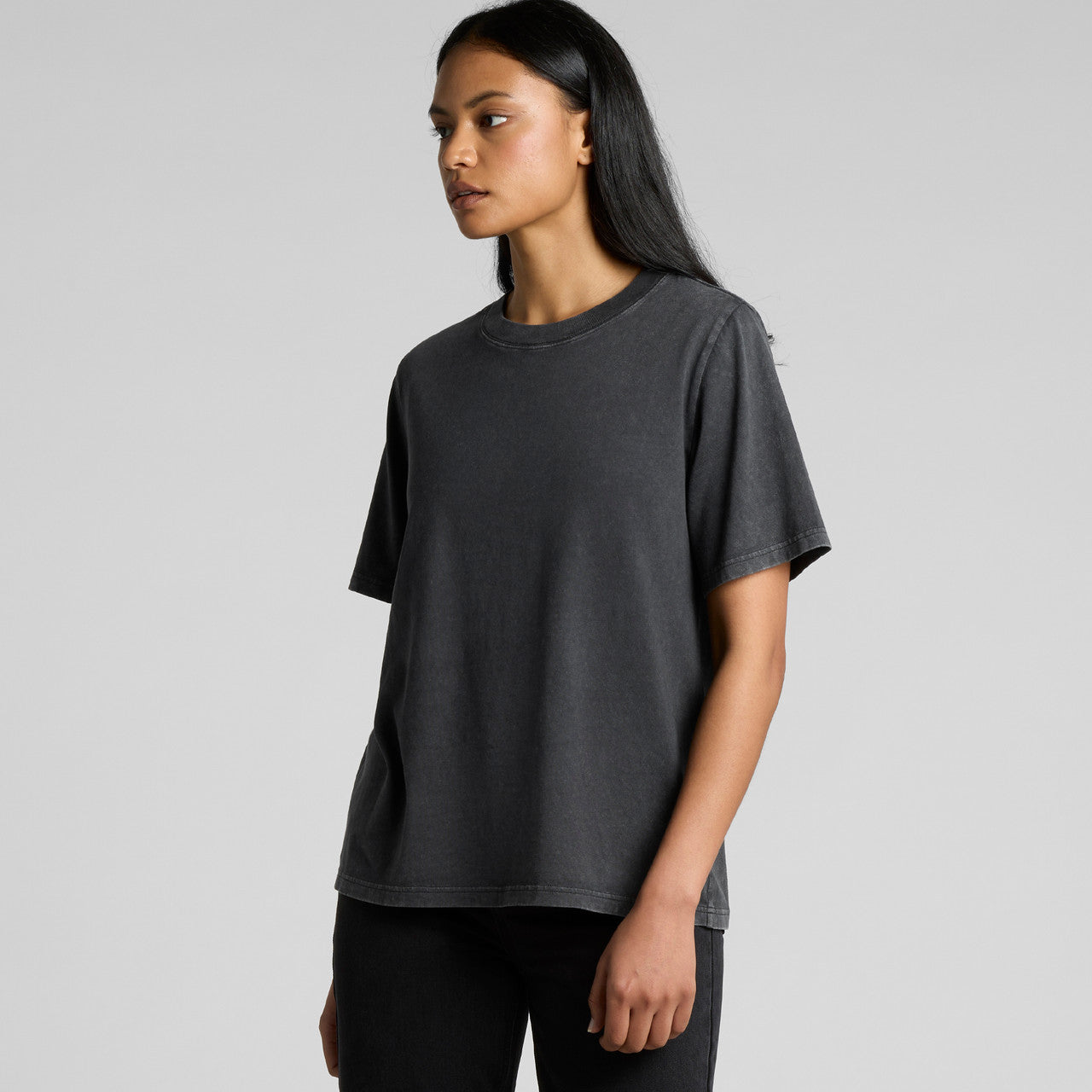 Wo's Stone Wash Heavy Tee - BACK