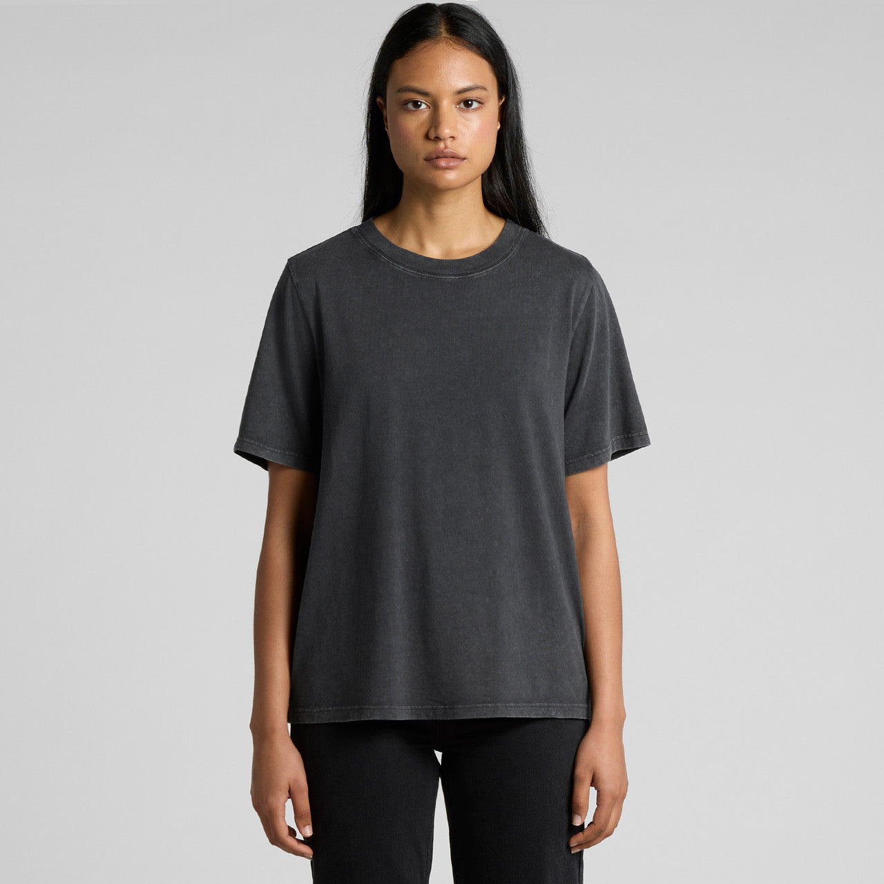 Wo's Stone Wash Heavy Tee - MAIN