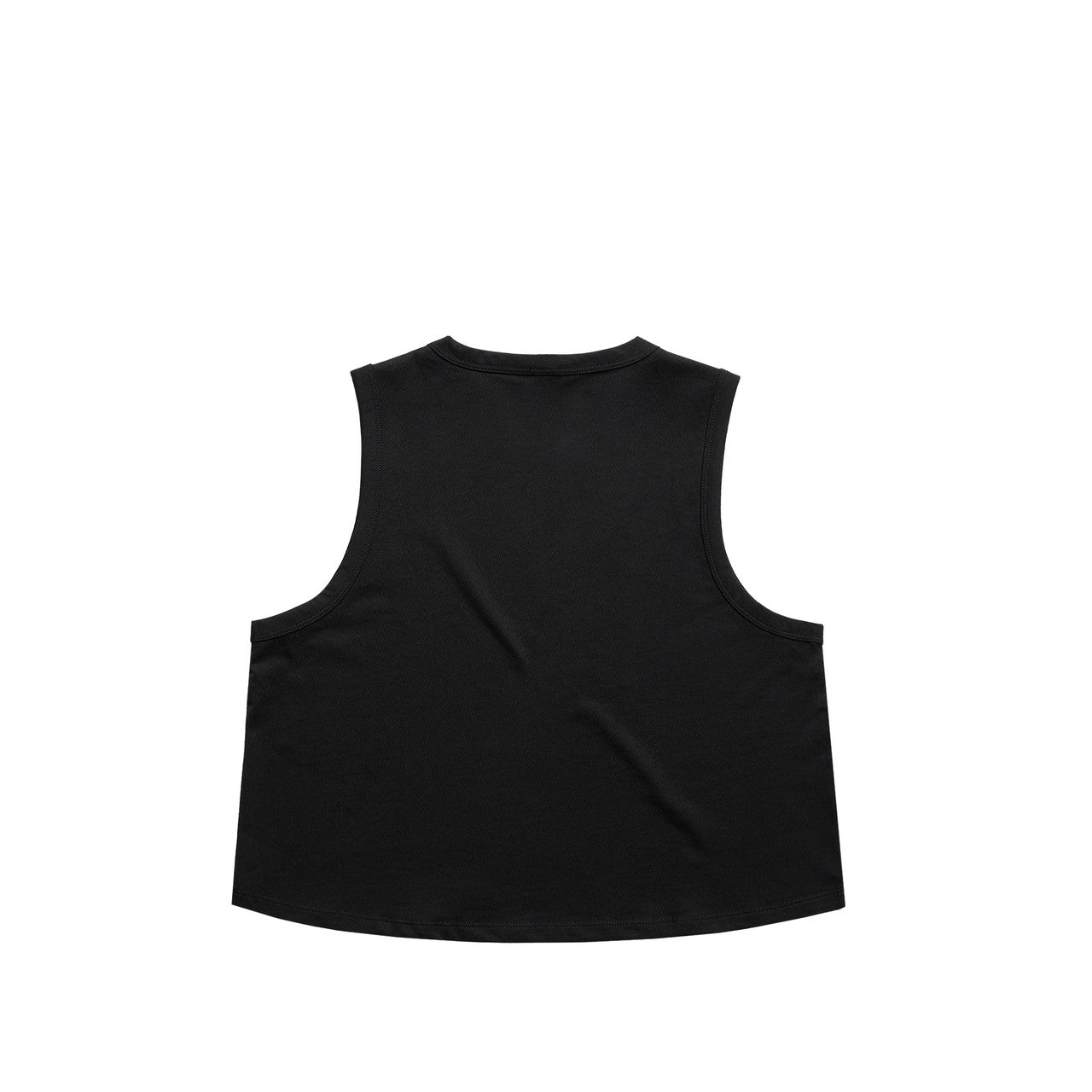 Wo's Martina Crop Tank - BLACK - BACK