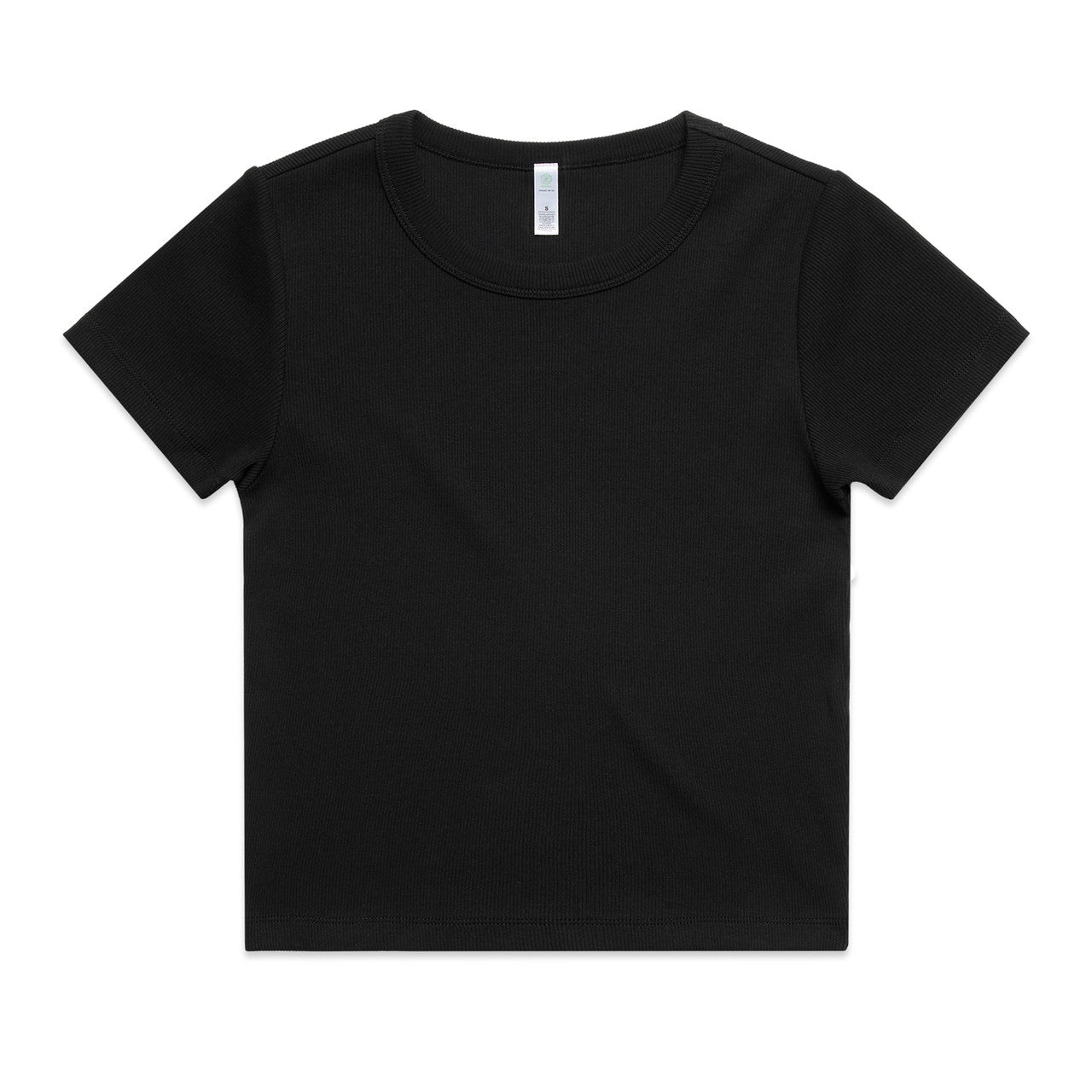 Wo's Organic Rib Tee | 4092G - BLACK