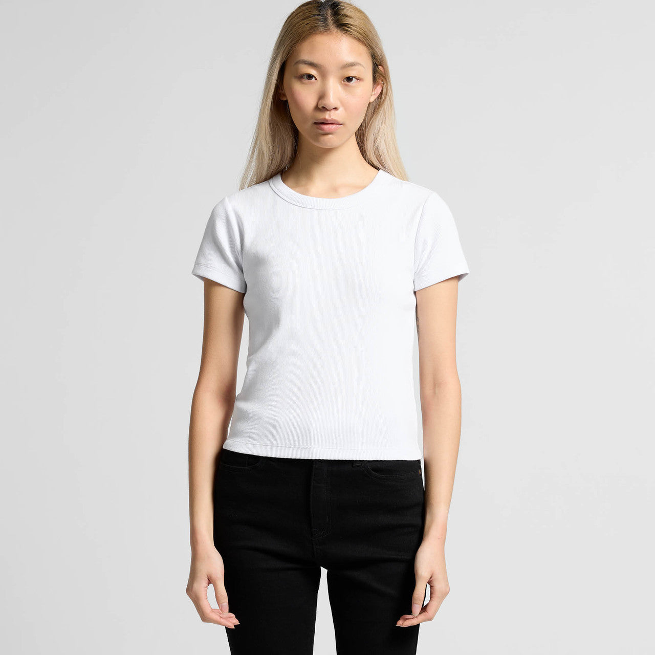 Wo's Organic Rib Tee | 4092G - MAIN