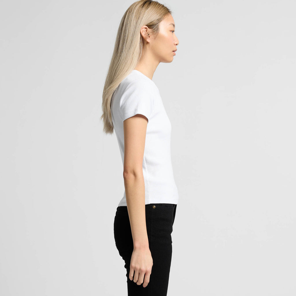 Wo's Organic Rib Tee | 4092G - SIDE