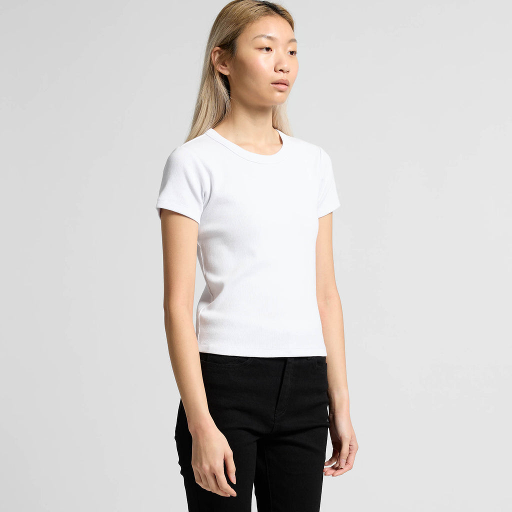 Wo's Organic Rib Tee | 4092G - TURN