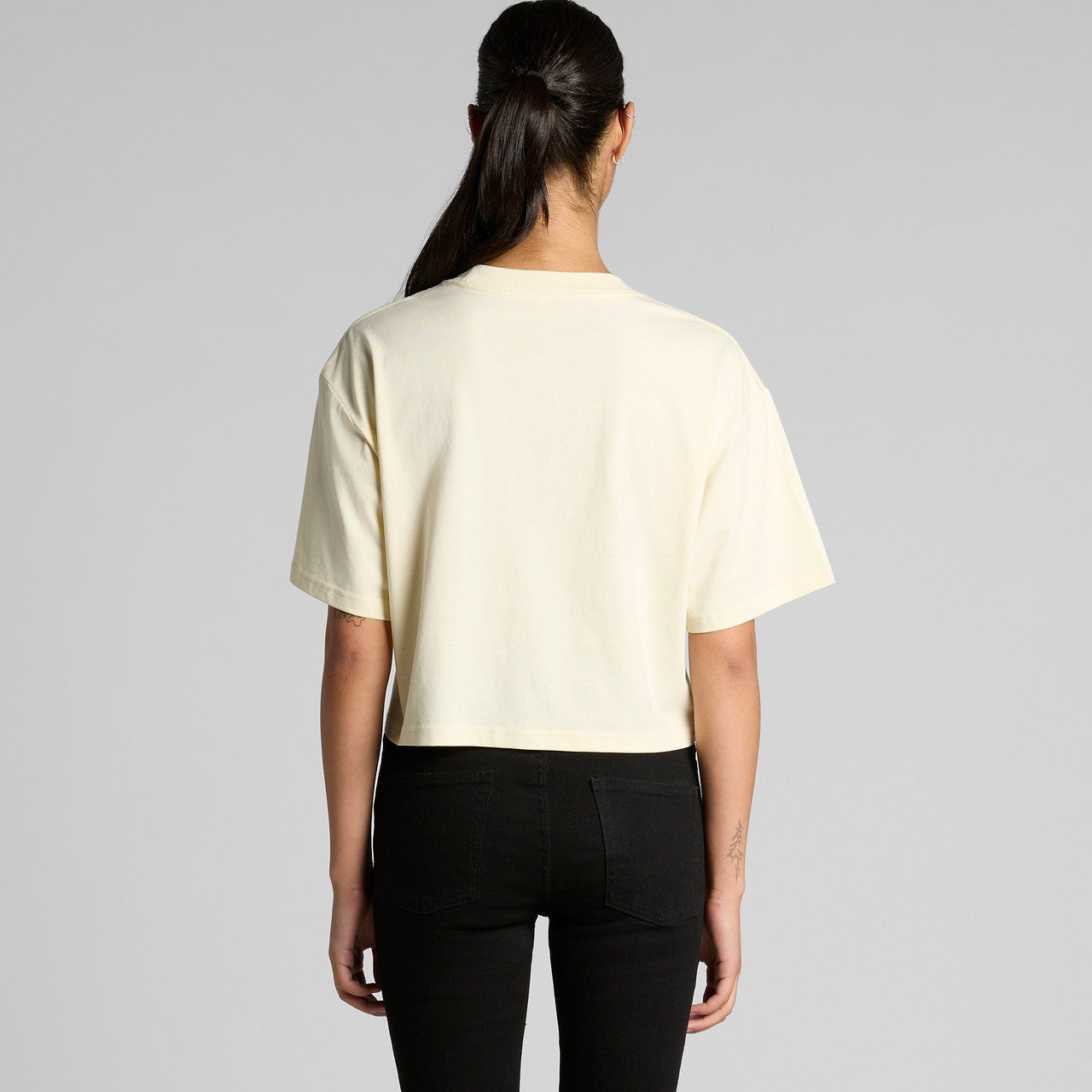 Wo's Martina Crop Tee - BACK