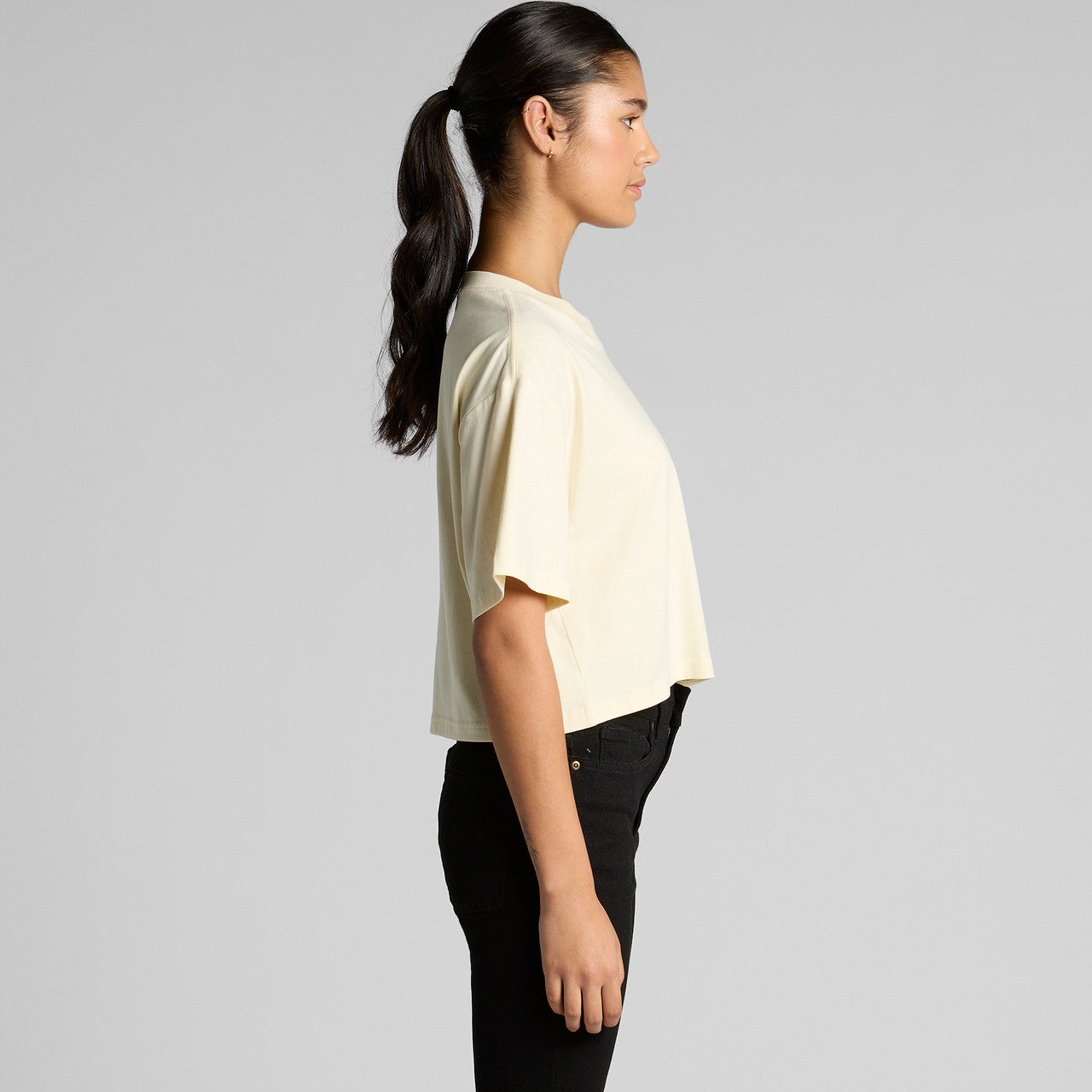 Wo's Martina Crop Tee - SIDE