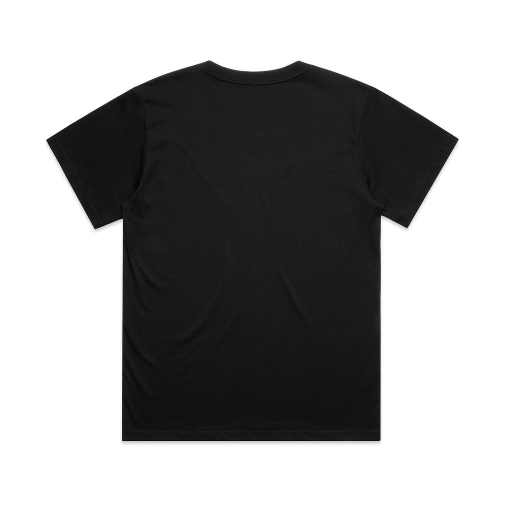Wo's Martina Boyfriend Tee - BLACK - BACK
