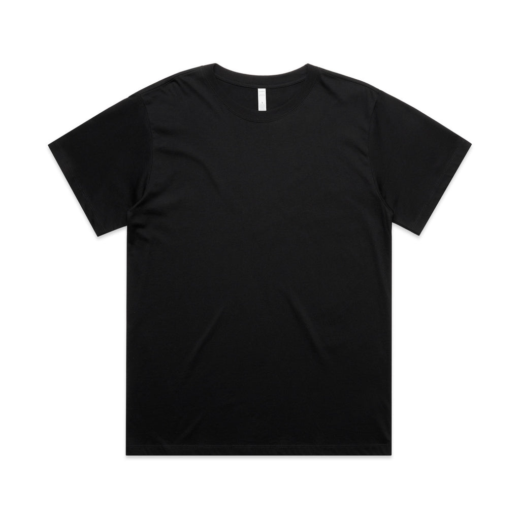 Wo's Martina Boyfriend Tee - BLACK