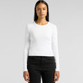 Wo's Organic Rib L/S Tee - MAIN