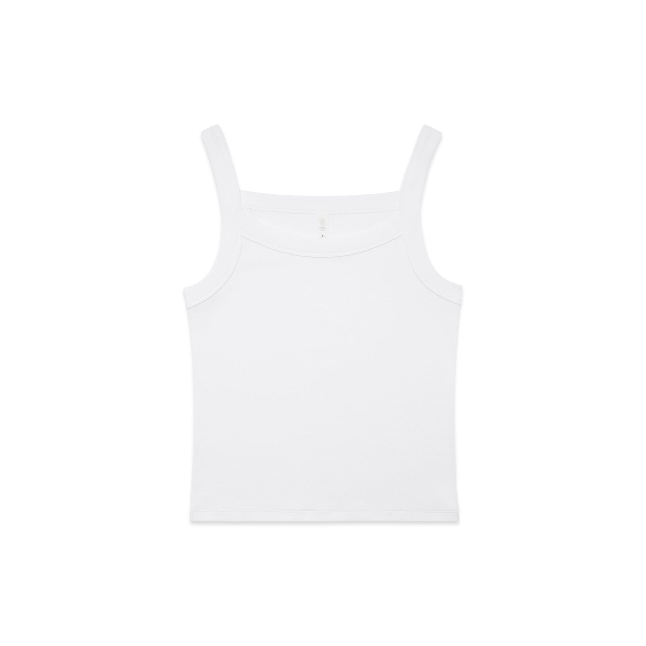 Wo's Organic Collegiate Tank - WHITE