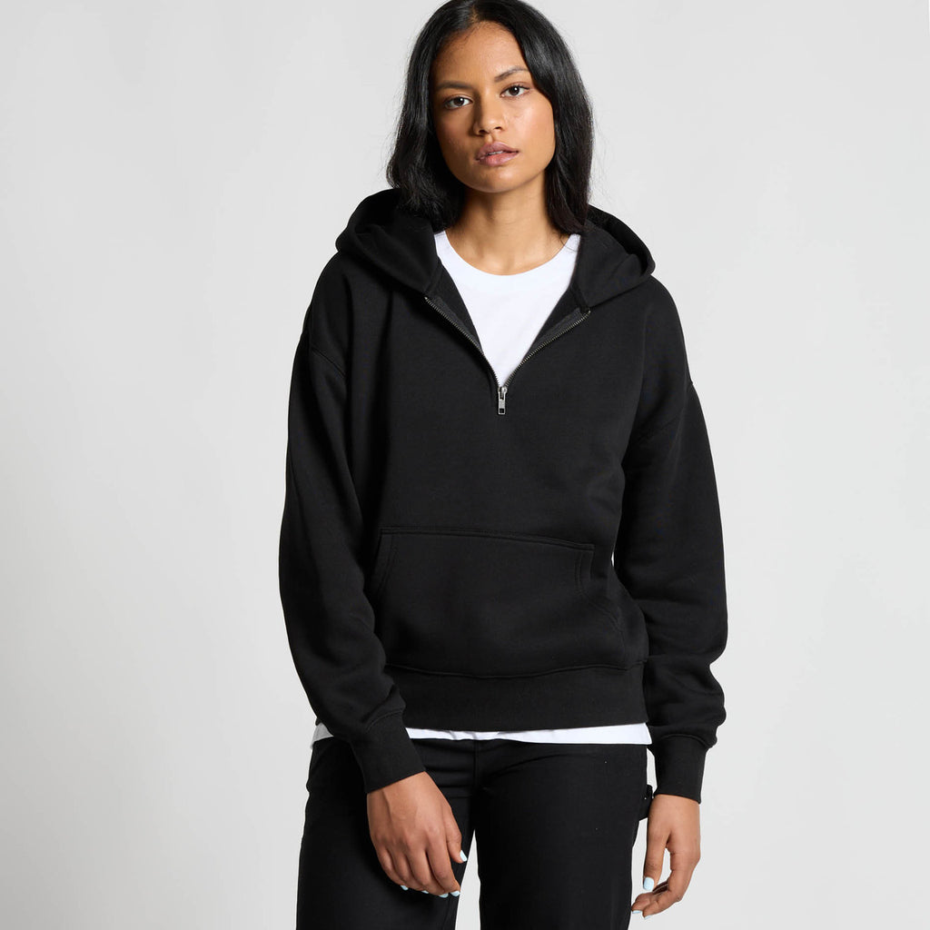 Wo's Relax Half Zip Hood - BACK