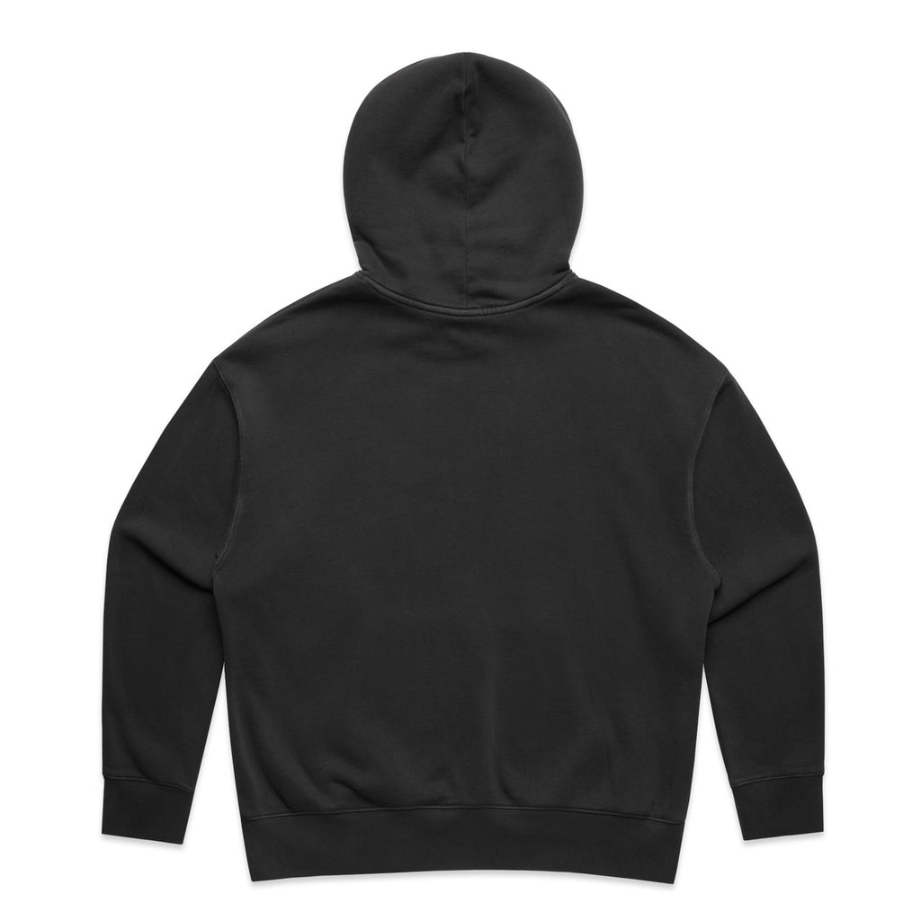 Wo's Relax Faded Hood - FADED BLACK - BACK