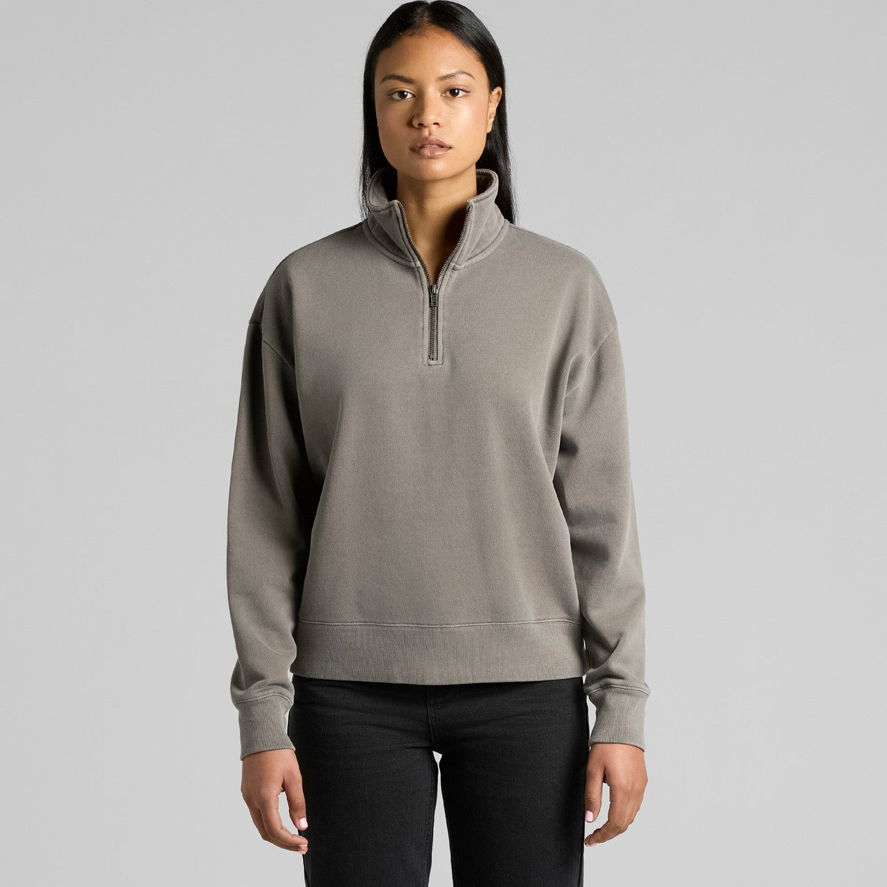 Wo's Relax Faded Half Zip - MAIN