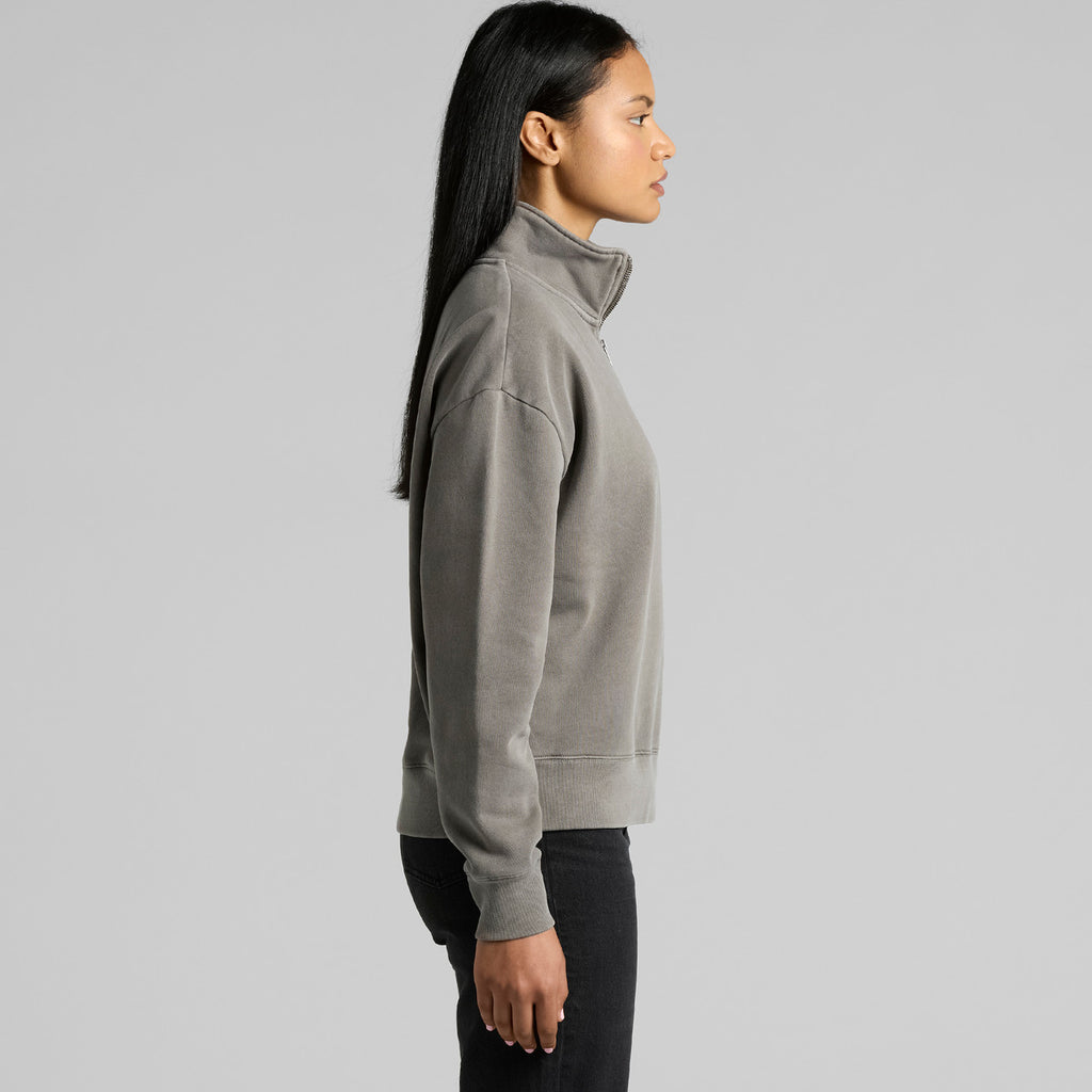 Wo's Relax Faded Half Zip - SIDE
