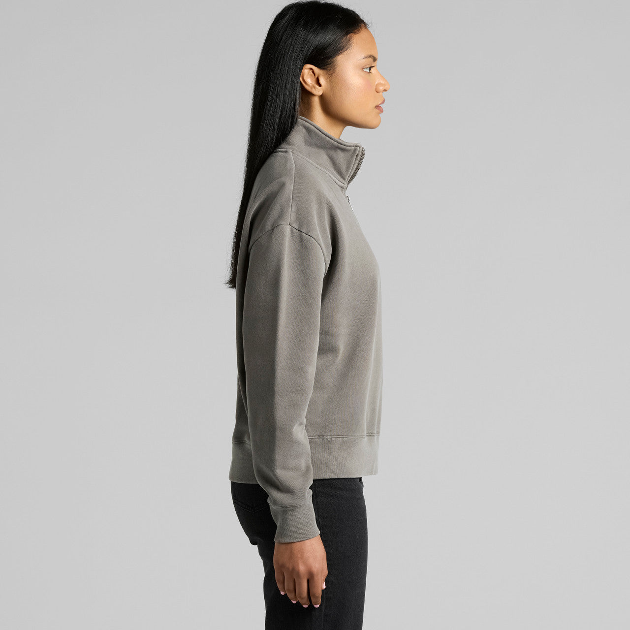 Wo's Relax Faded Half Zip - SIDE