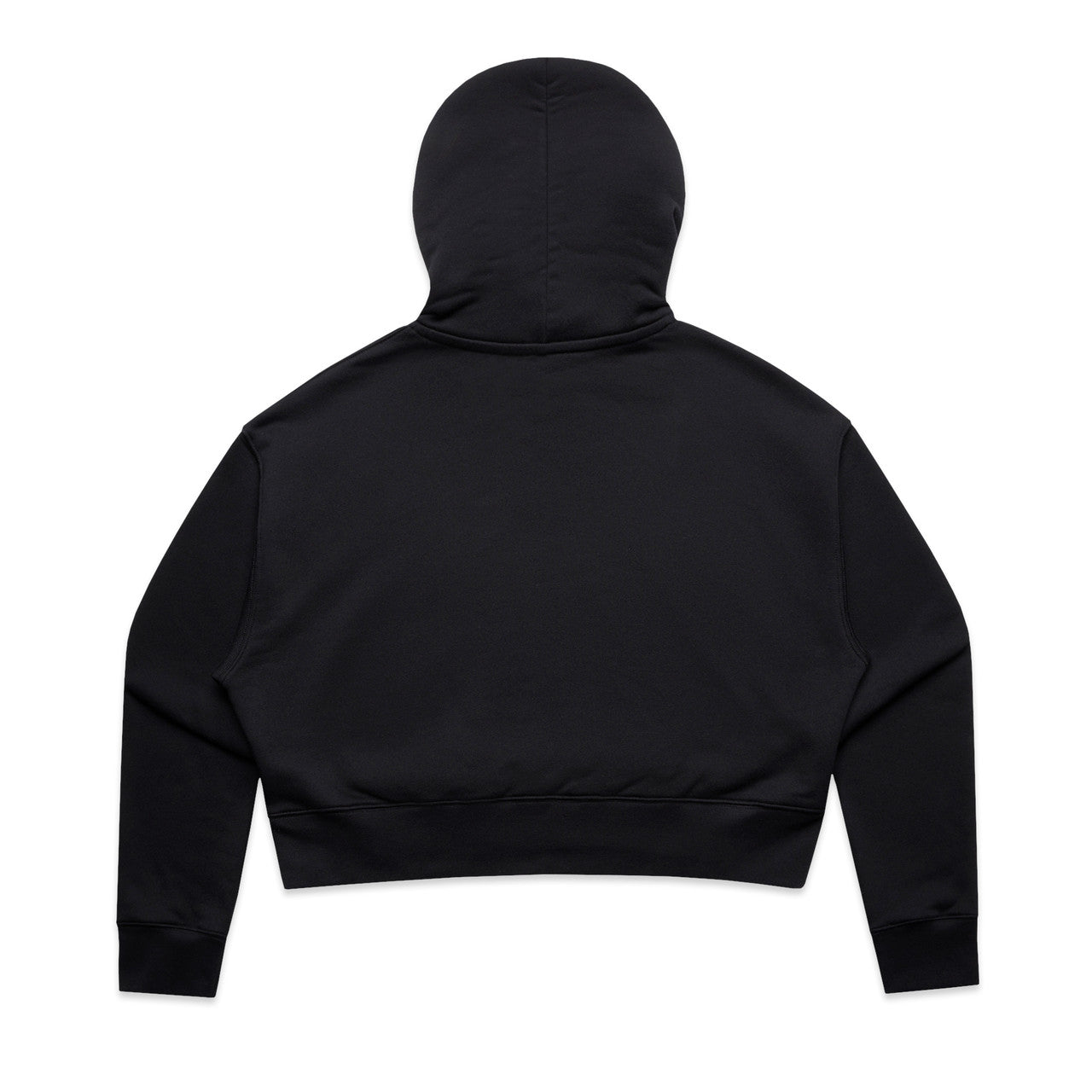 Wo's Relax Crop Hood - BLACK - BACK