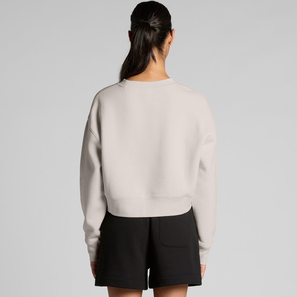 Wo's Relax Crop Crew - BACK