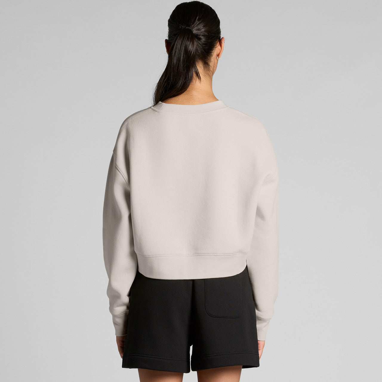 Wo's Relax Crop Crew - BACK