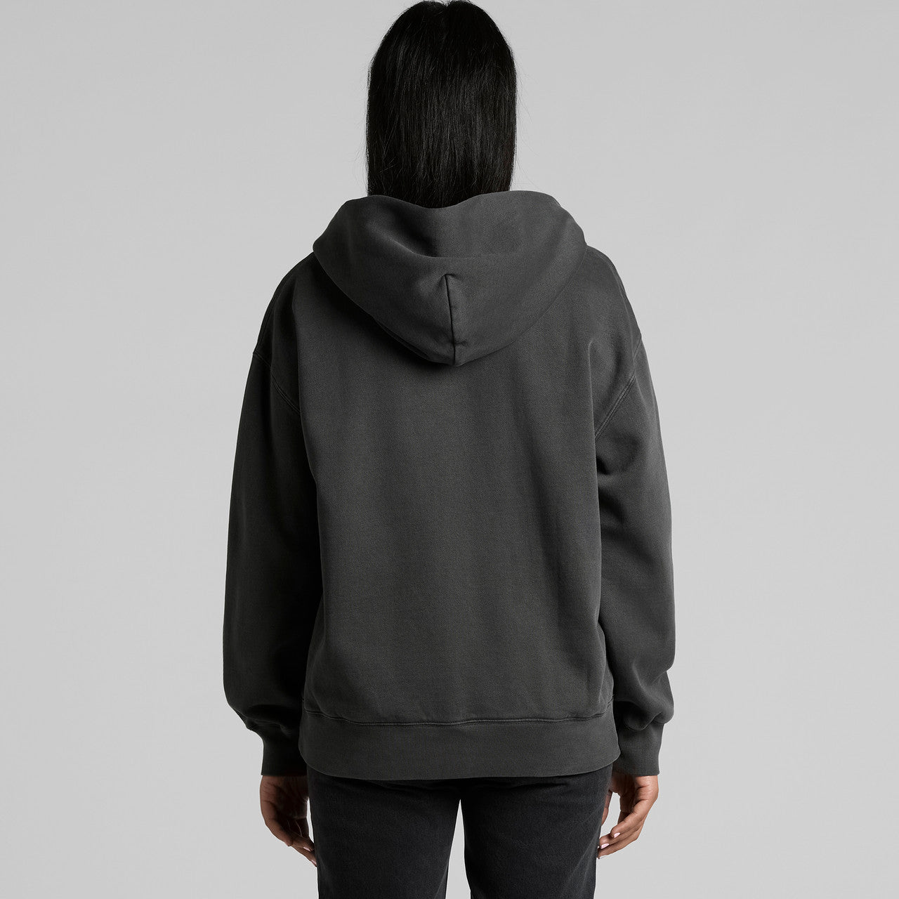 Wo's Relax Faded Zip Hood - BACK