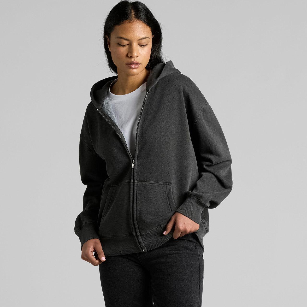 Wo's Relax Faded Zip Hood - EXTRA 1