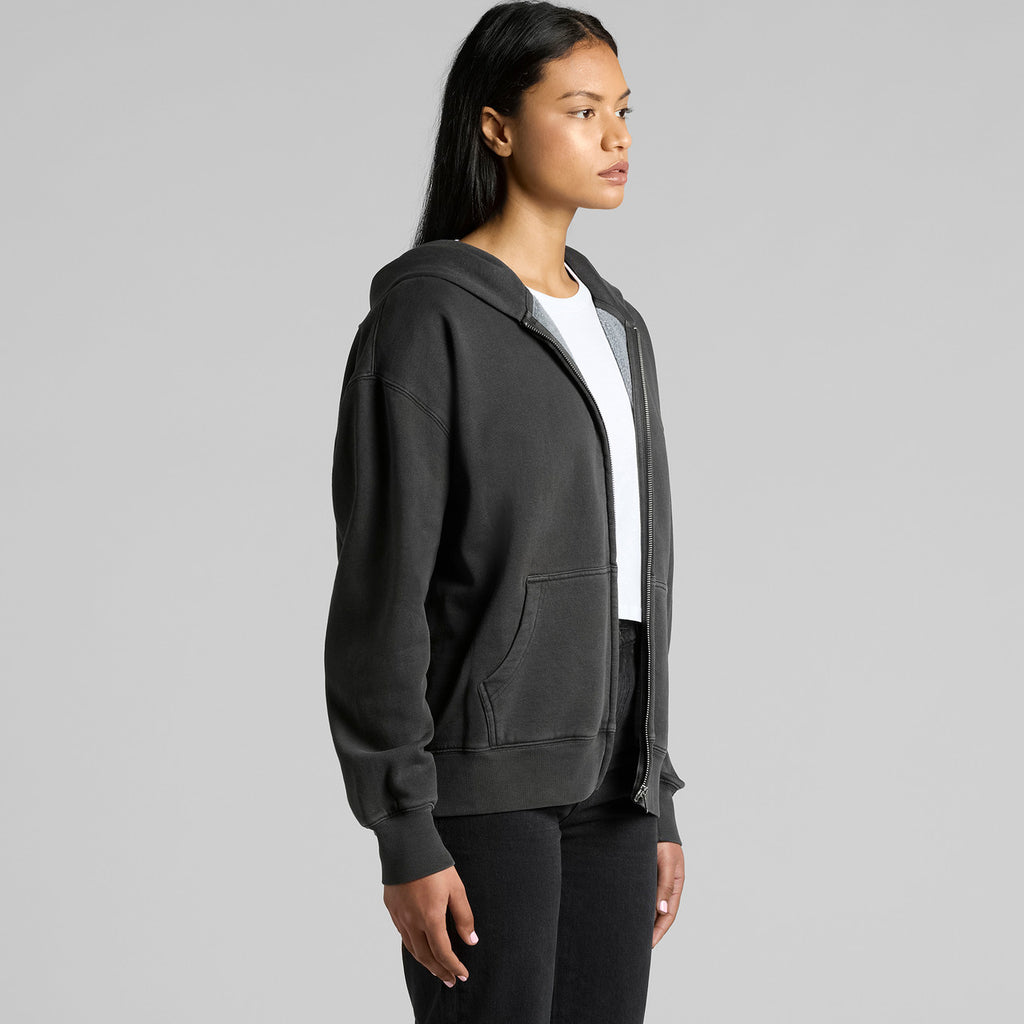 Wo's Relax Faded Zip Hood - TURN