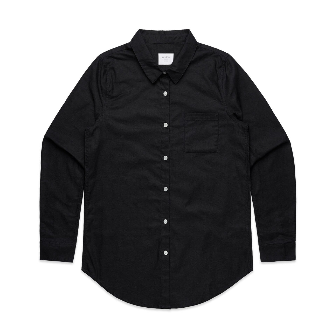 Wo's Oxford Shirt - BLACK