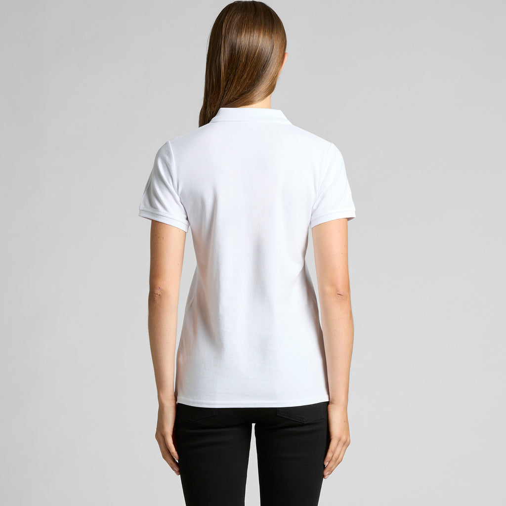 Wo's Pique Polo - BACK