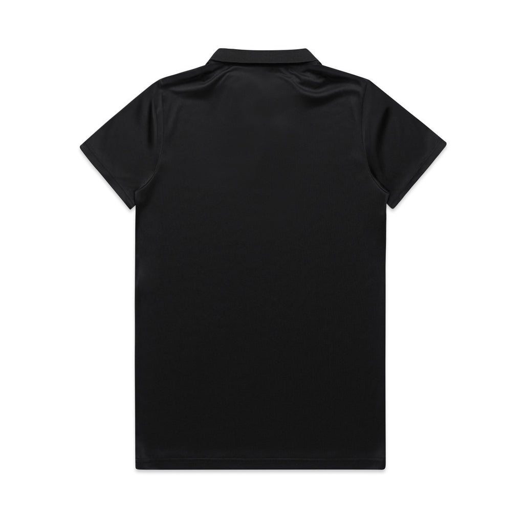 Wo's Active Work Polo - BLACK - BACK