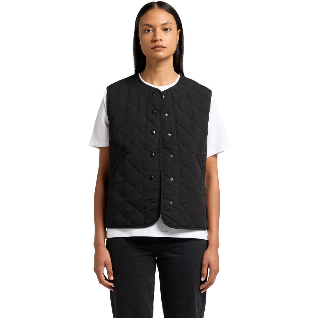 Wo's Quilted Vest - FRONT